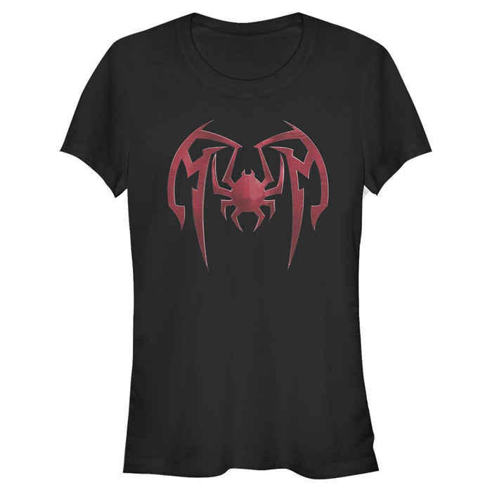 fifth sun Junior's Marvel Spider-Man: Miles Morales Mask Pattern T-Shirt