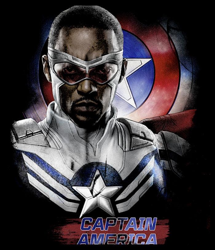 Fifth Sun Junior's Marvel The Falcon And The Winter Soldier Captain America Pose Sam T-Shirt