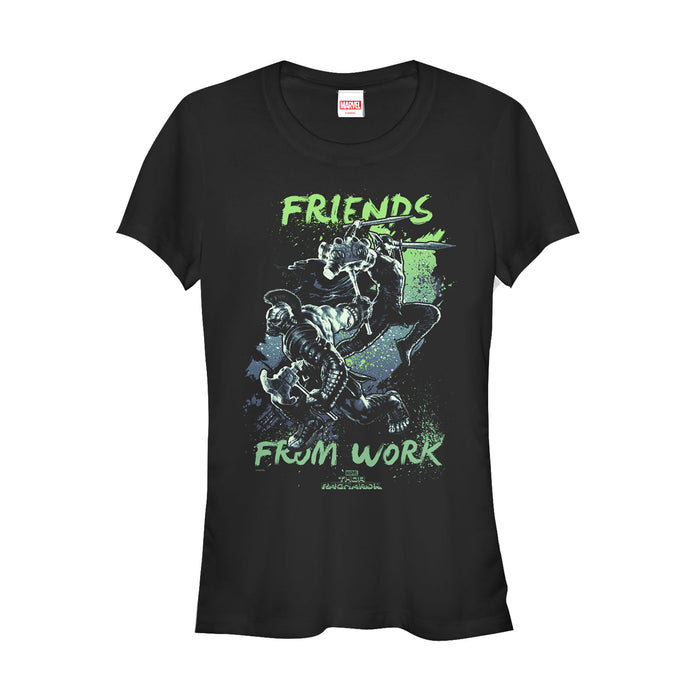 fifth sun Junior's Marvel Thor: Ragnarok Work Friends T-Shirt