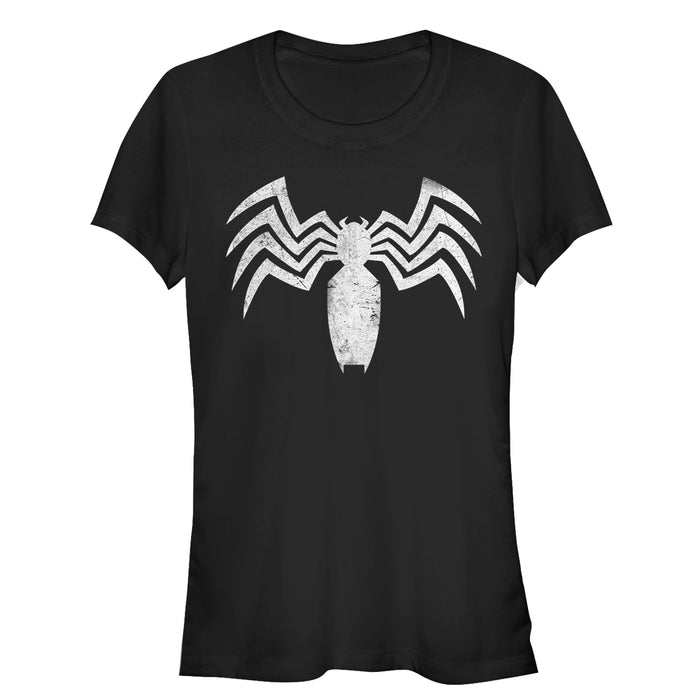 fifth sun Junior's Marvel Venom Distressed Claw Logo T-Shirt