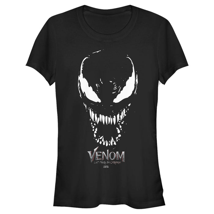 fifth sun Junior's Marvel Venom: Let There be Carnage Big face Logo T-Shirt