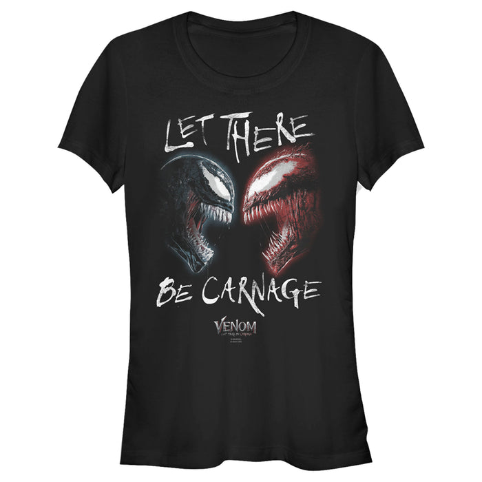 fifth sun Junior's Marvel Venom: Let There be Carnage Black Vs. Red T-Shirt