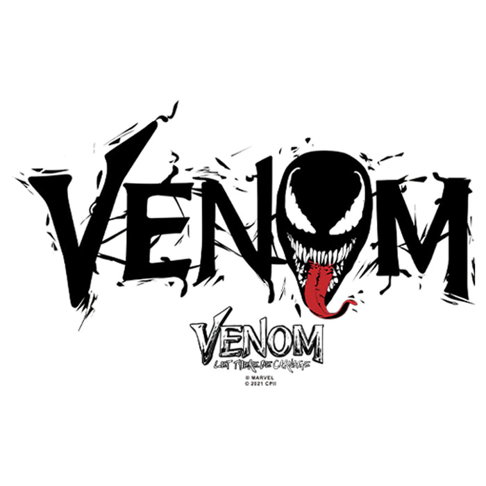 Fifth Sun Junior's Marvel Venom: Let There Be Carnage Black Webs Logo T-Shirt