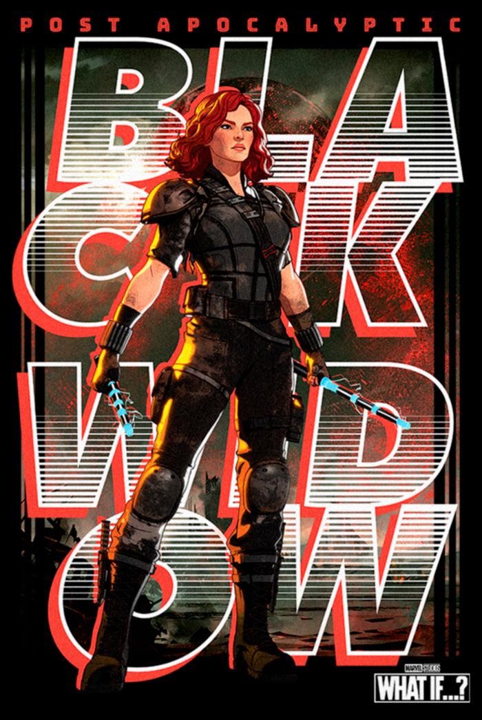 Fifth Sun Junior's Marvel What If…? Apocalypse Black Widow T-Shirt
