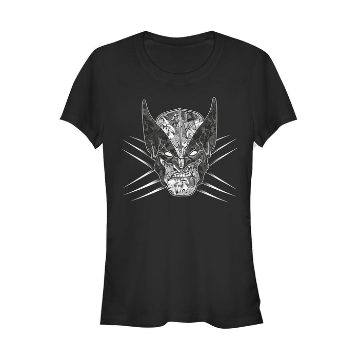 fifth sun Junior's Marvel X-Men Artistic Wolverine Mask T-Shirt