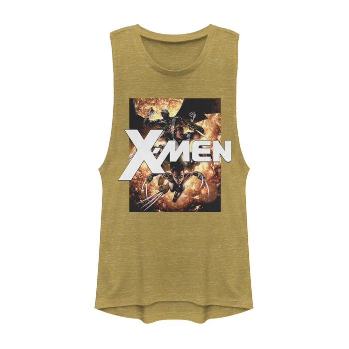 fifth sun Junior's Marvel X-Men Explosion Festival Muscle Tee