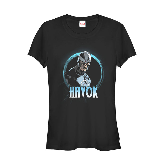 fifth sun Junior's Marvel X-Men Havok Circle T-Shirt