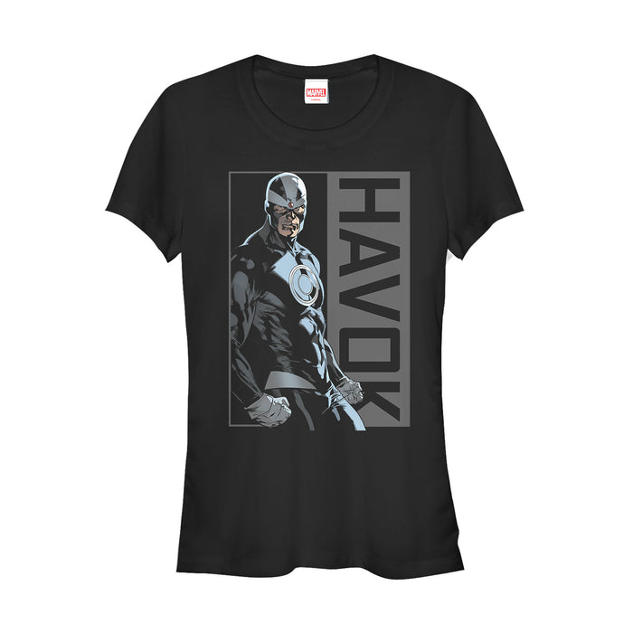 fifth sun Junior's Marvel X-Men Havok Portrait T-Shirt