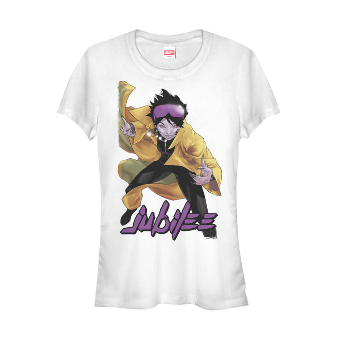 fifth sun Junior's Marvel X-Men Jubilee Ready T-Shirt