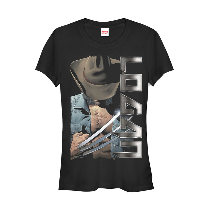 fifth sun Junior's Marvel X-Men Logan Wolverine Hat T-Shirt