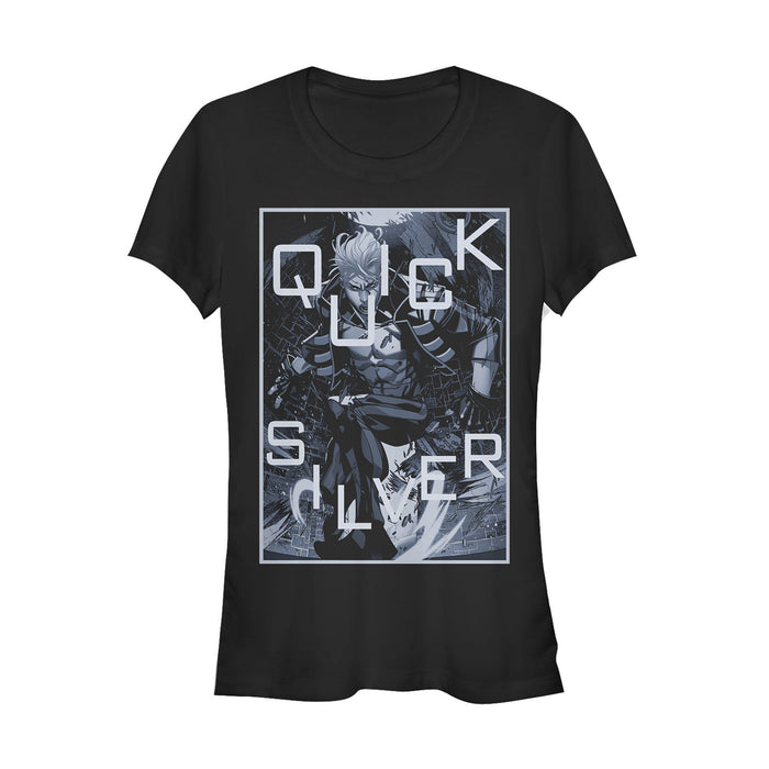 fifth sun Junior's Marvel X-Men Quicksilver Portrait T-Shirt