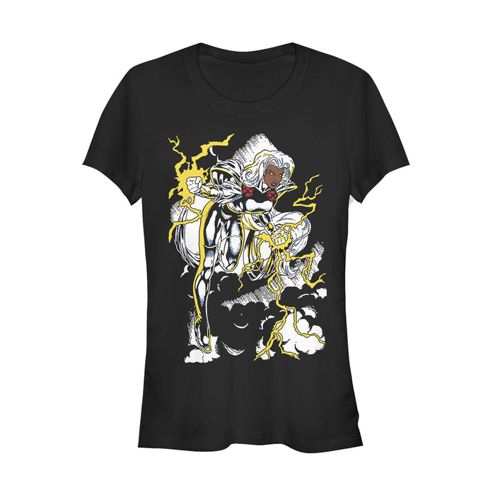 fifth sun Junior's Marvel X-Men Storm Lightning Tempest T-Shirt
