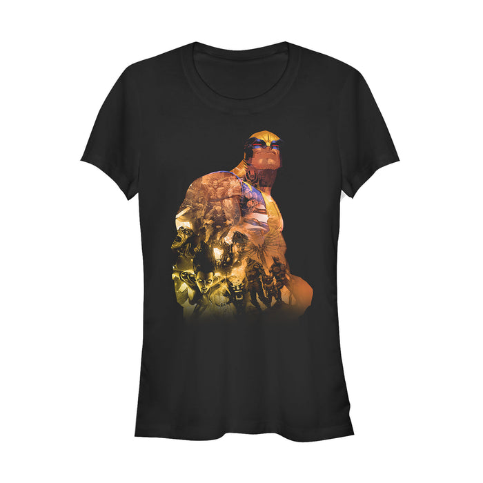 fifth sun Junior's Marvel X-Men Wolverine Pattern T-Shirt