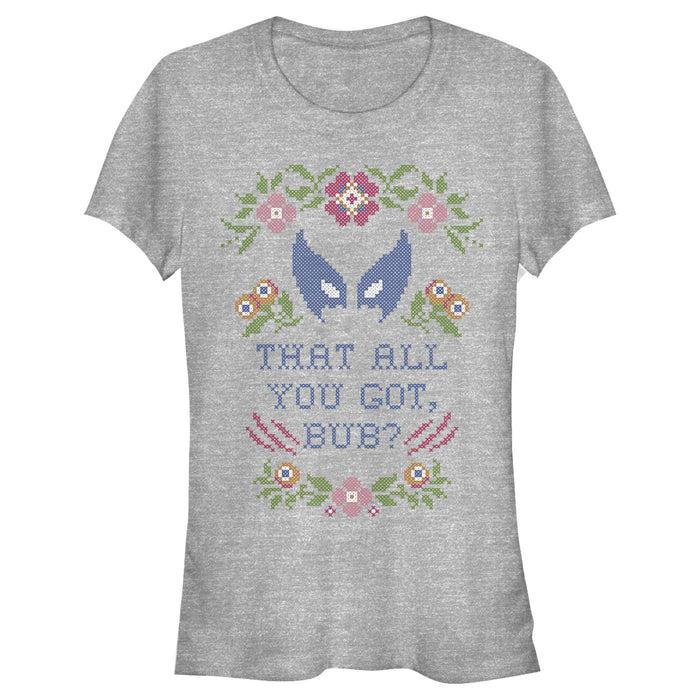fifth sun Junior's Marvel X-Men Wolverine Quilt Quote T-Shirt