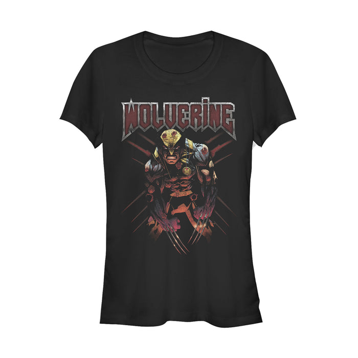 fifth sun Junior's Marvel X-Men Wolverine Scratch T-Shirt