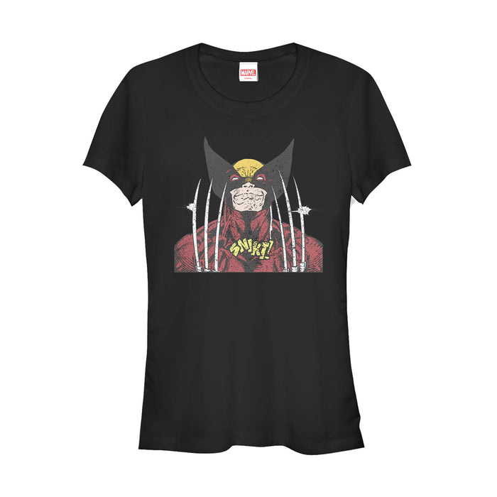 fifth sun Junior's Marvel X-Men Wolverine Vintage Snikt T-Shirt