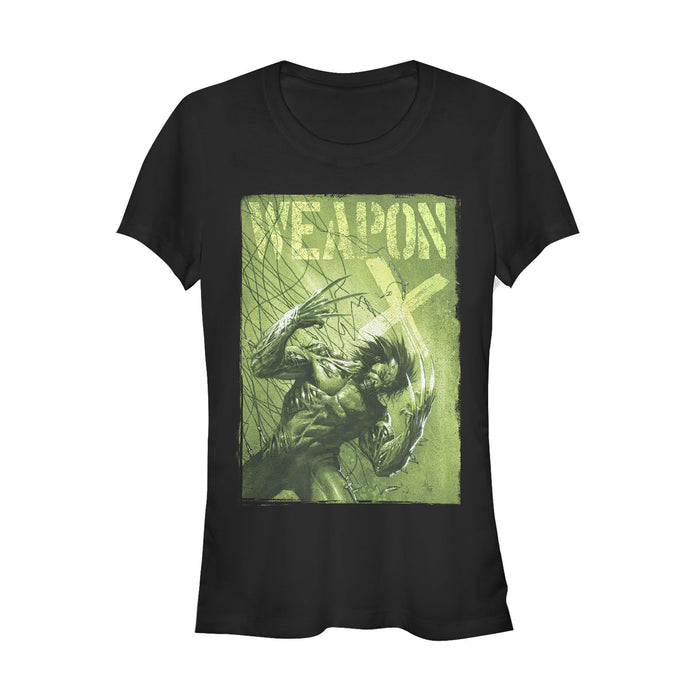 fifth sun Junior's Marvel X-Men Wolverine Weapon X T-Shirt