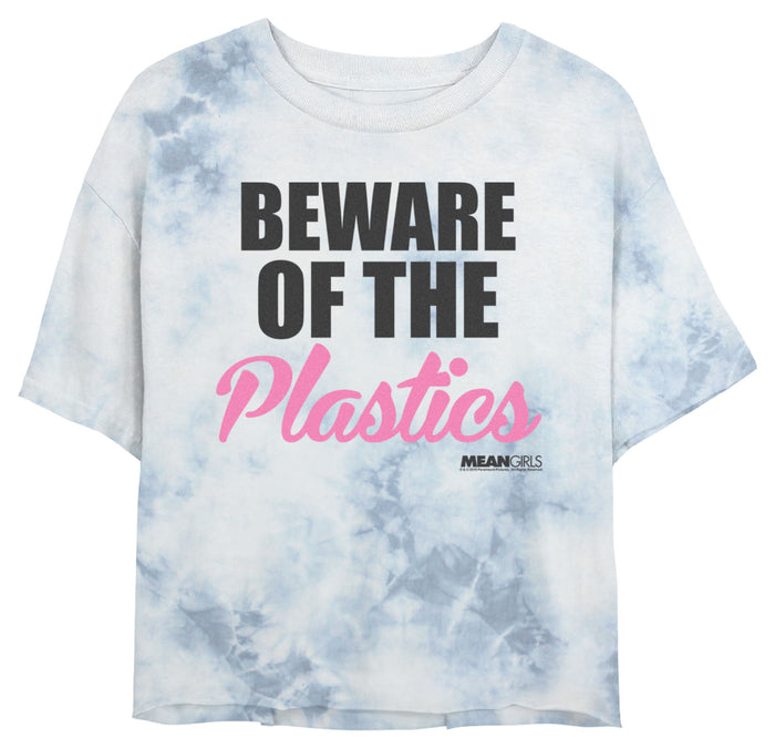 fifth sun Junior's Mean Girls Beware of the Plastics Quote T-Shirt