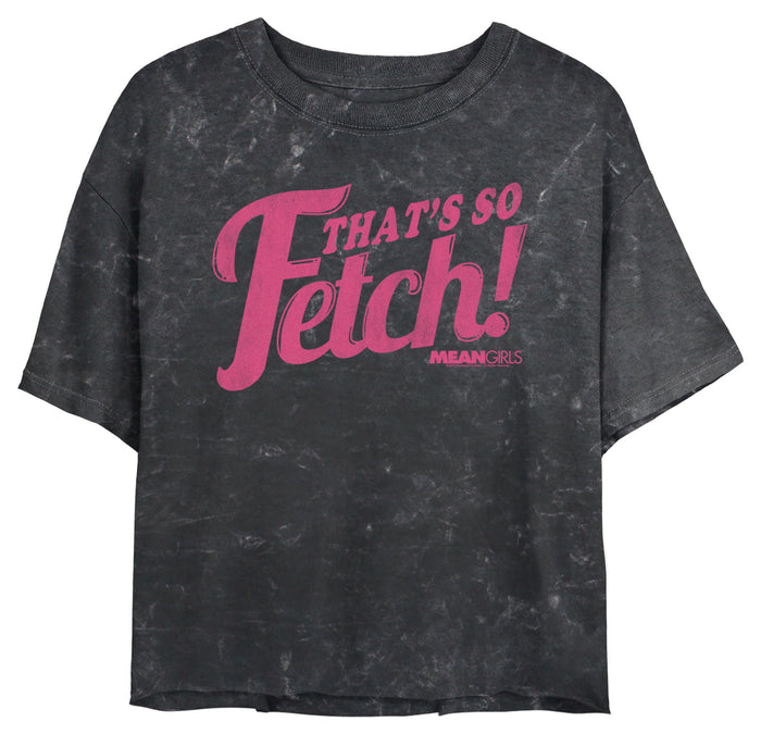 fifth sun Junior's Mean Girls Distressed That Is So Fetch Quote T-Shirt