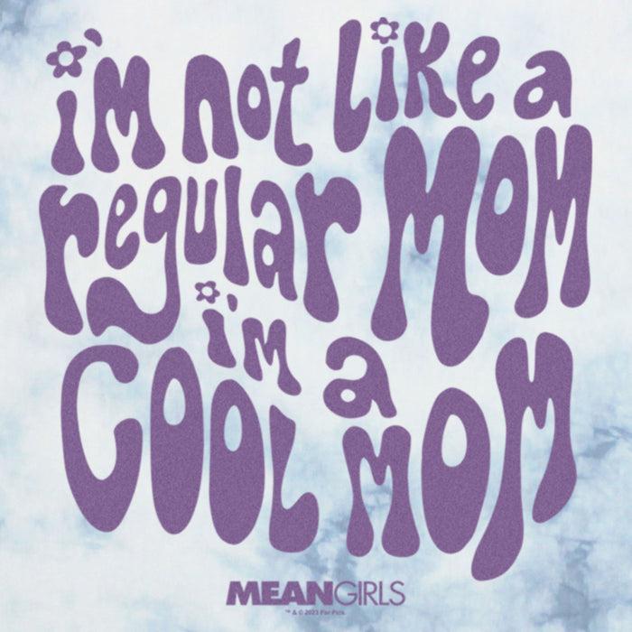 Fifth Sun Junior's Mean Girls I'm Not A Regular Mom Groovy Purple T-Shirt