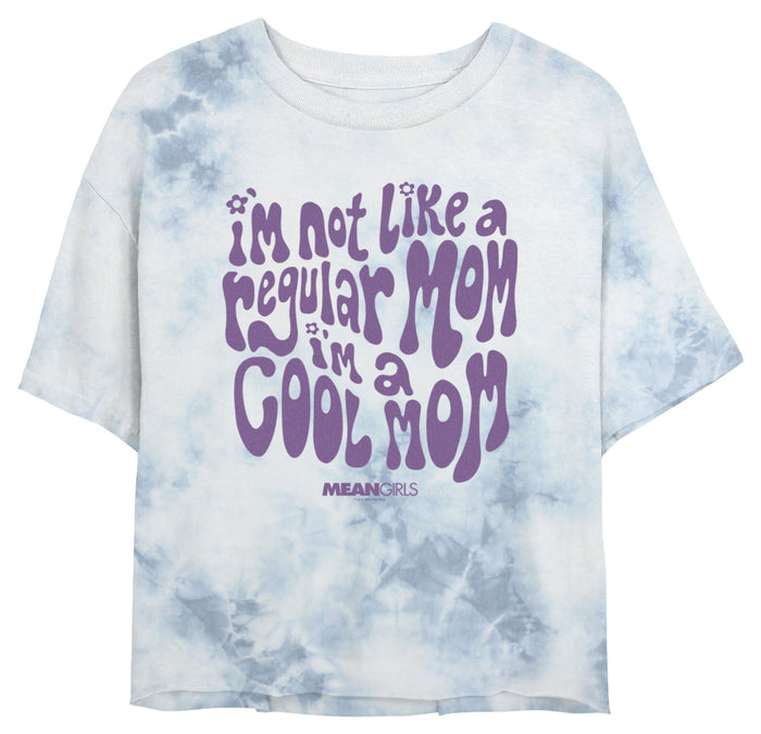 fifth sun Junior's Mean Girls I'm Not a Regular Mom Groovy Purple T-Shirt