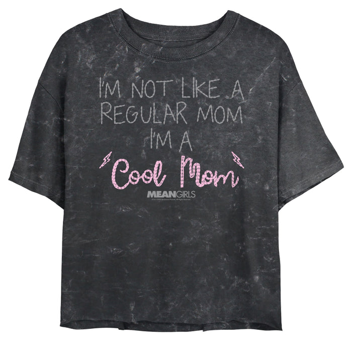 fifth sun Junior's Mean Girls I'm Not Like a Regular Mom Cross-Stitch Pattern T-Shirt