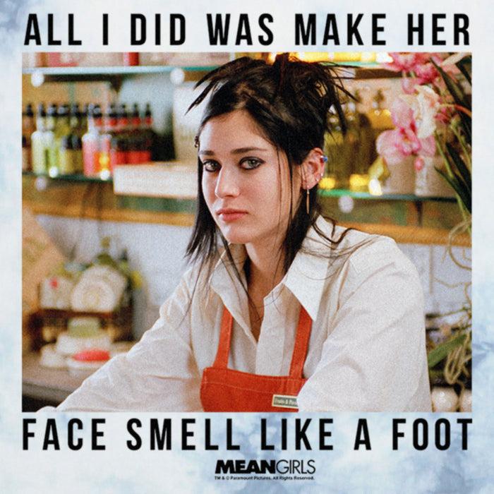Fifth Sun Junior's Mean Girls Janis Ian Photo Smell Like A Foot T-Shirt