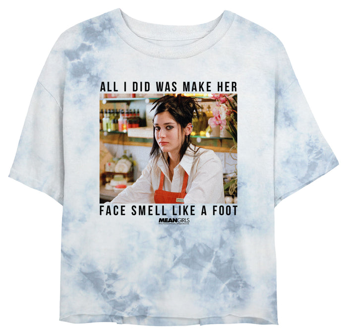 fifth sun Junior's Mean Girls Janis Ian Photo Smell Like a Foot T-Shirt