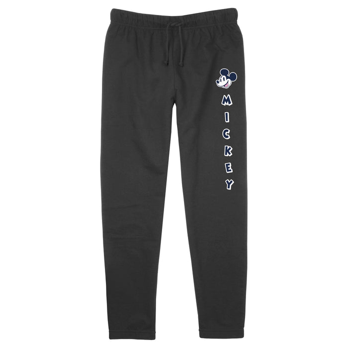 Fifth Sun Junior's Mickey & Friends Happy Face Logo Jogger Pants