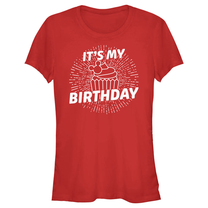 fifth sun Junior's Mickey & Friends It's My Birthday Cupcake T-Shirt