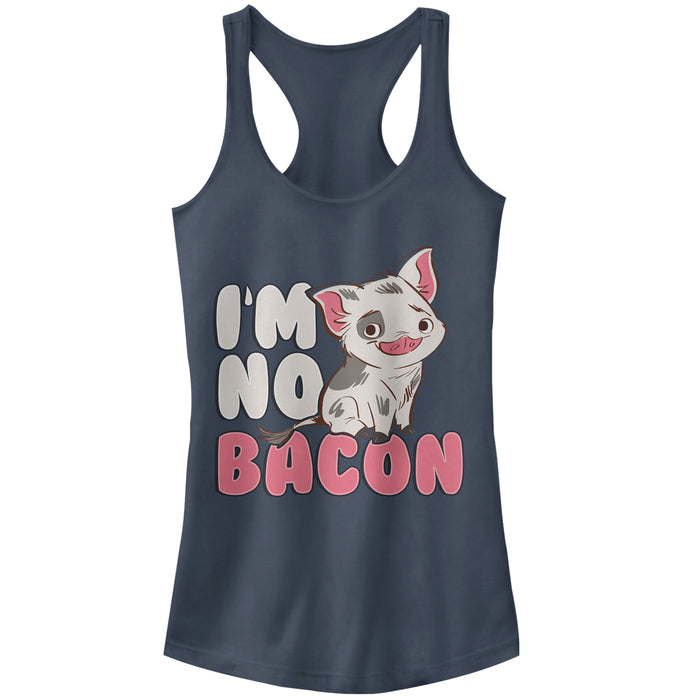 fifth sun Junior's Moana Pua No Bacon Racerback Tank Top