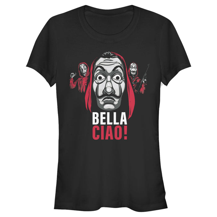 fifth sun Junior's Money Heist Bella Ciao Masked Criminals T-Shirt