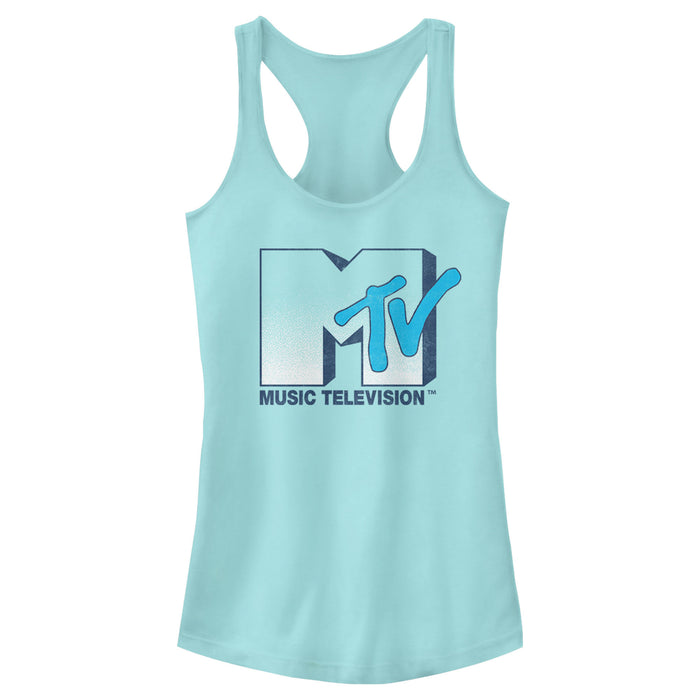 fifth sun Junior's MTV Faded Logo Racerback Tank Top