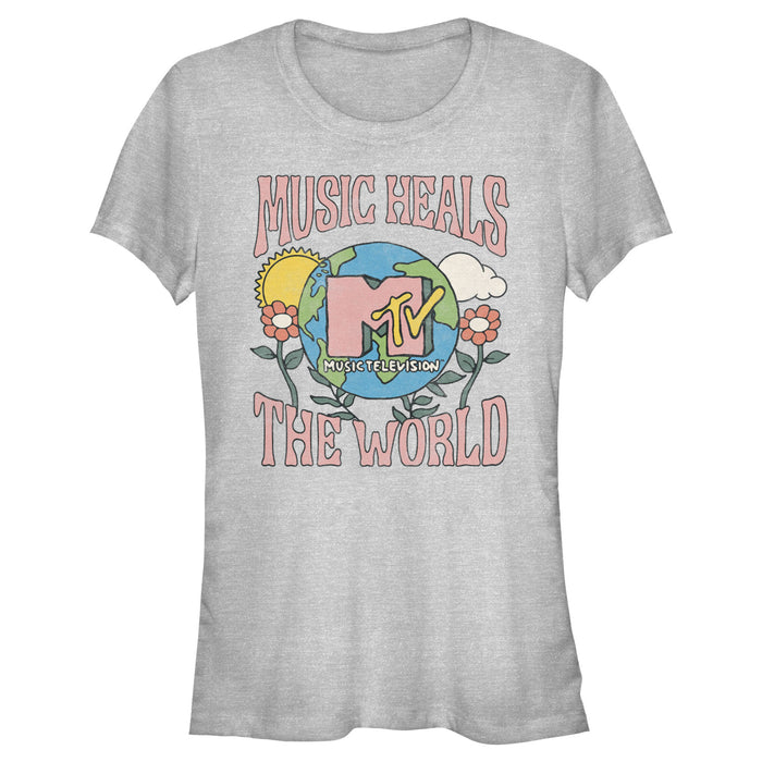 fifth sun Junior's MTV Music Heals the World T-Shirt