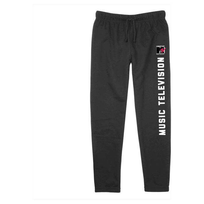 fifth sun Junior's MTV Music Television Logo Jogger Pants