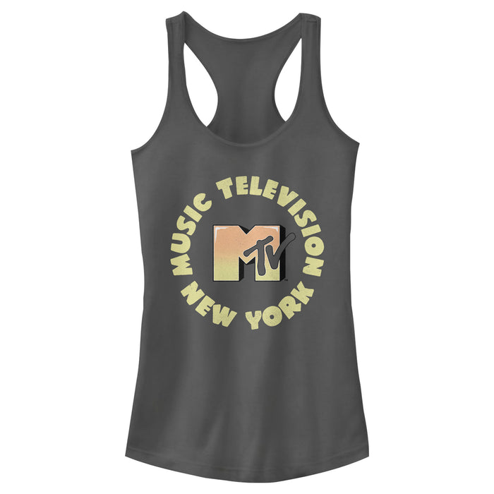 fifth sun Junior's MTV New York DIY Racerback Tank Top