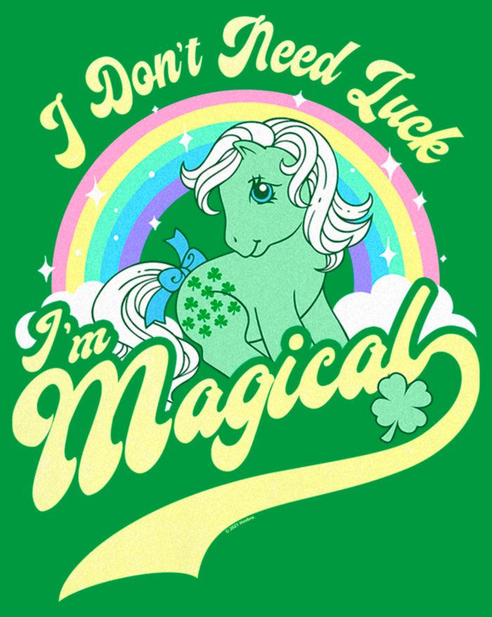 Fifth Sun Junior's My Little Pony St. Patrick's Day I Don't Need Luck I'm Magical T-Shirt