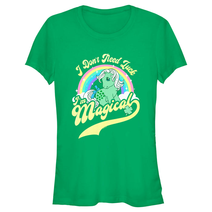 fifth sun Junior's My Little Pony St. Patrick's Day I Don't Need Luck I'm Magical T-Shirt