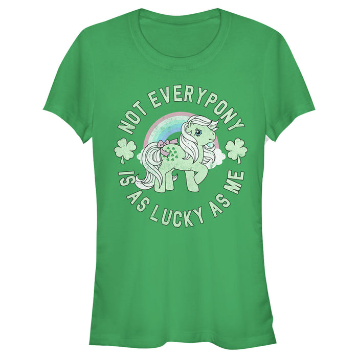 fifth sun Junior's My Little Pony St. Patrick's Minty Lucky As Me T-Shirt