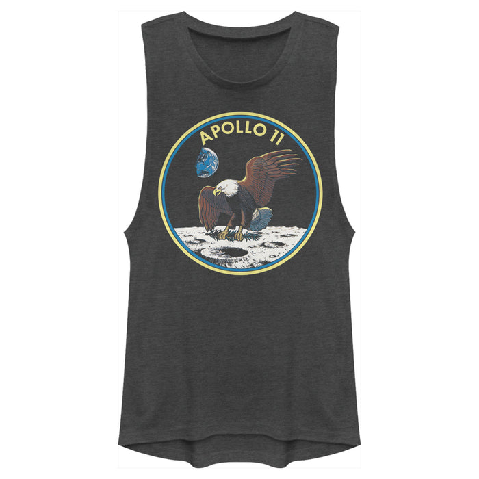 fifth sun Junior's NASA Apollo 11 Round Emblem Festival Muscle Tee