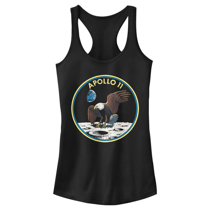 fifth sun Junior's NASA Apollo 11 Round Emblem Racerback Tank Top