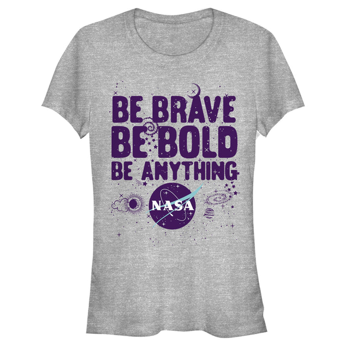 fifth sun Junior's NASA Be Be Bold Be Anything Space Doodles T-Shirt