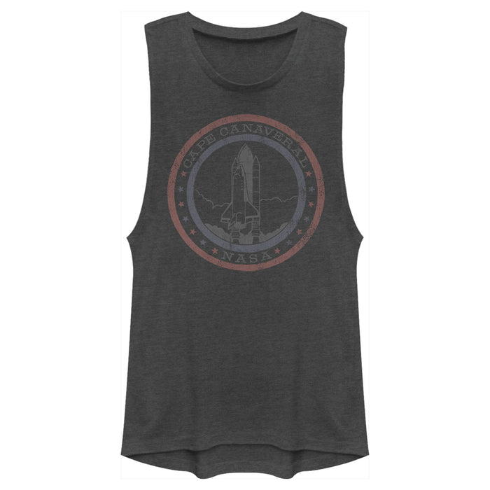 fifth sun Junior's NASA Cape Canaveral Lift Off And Festival Muscle Tee