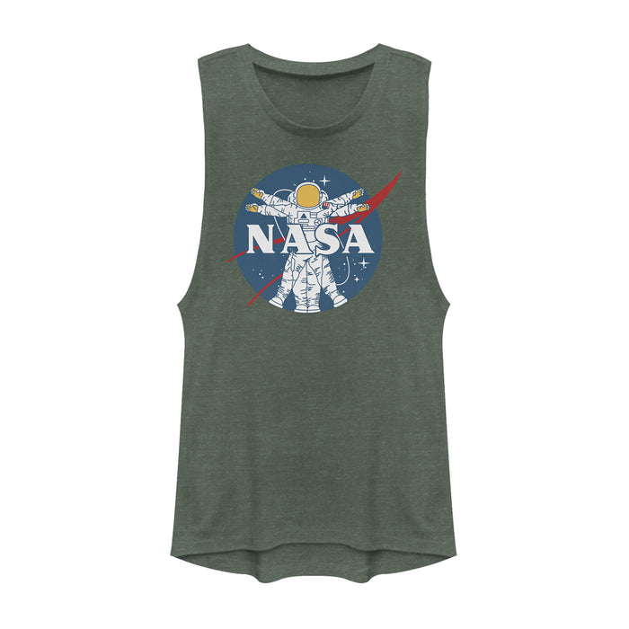 fifth sun Junior's NASA Da Vinci Astronaut Festival Muscle Tee