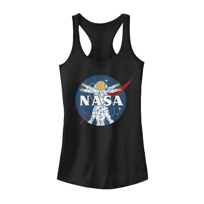 fifth sun Junior's NASA Da Vinci Astronaut Racerback Tank Top