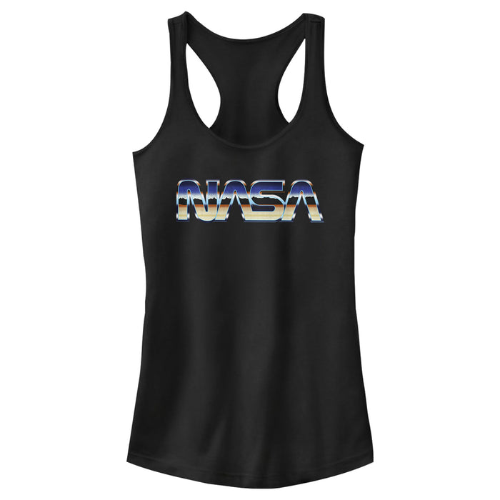 fifth sun Junior's NASA Desert Landscape Logo Racerback Tank Top