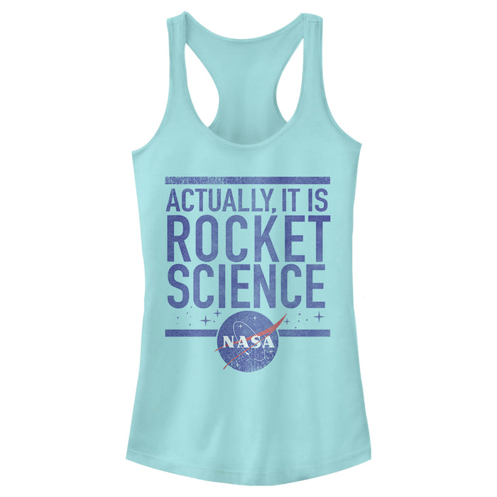 fifth sun Junior's NASA It is Rocket Science Racerback Tank Top