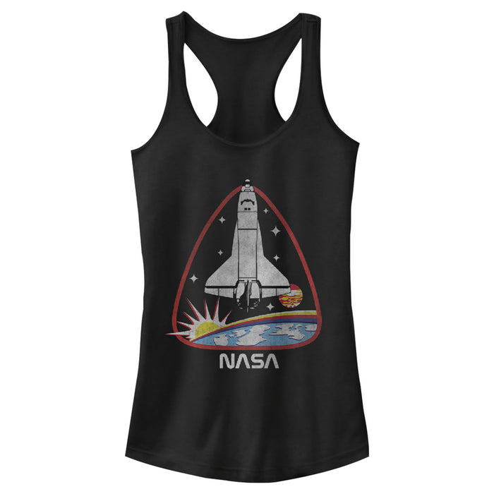 fifth sun Junior's NASA Rocket Launch Racerback Tank Top