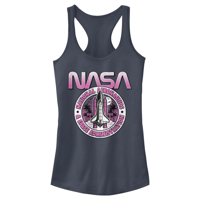 fifth sun Junior's NASA Shuttle Emblem Racerback Tank Top