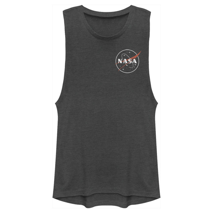 fifth sun Junior's NASA Sleek Logo Festival Muscle Tee